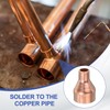PATIKIL Copper Reducer 5/8" to 1/4" ID, 5 Pcs Reducing