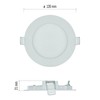 EMOS LED Panel 7 W Round 480 lm Recessed Ceiling
