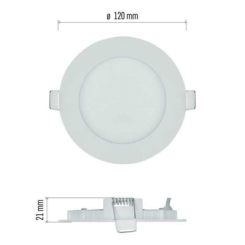 EMOS LED Panel 7 W Round 480 lm Recessed Ceiling