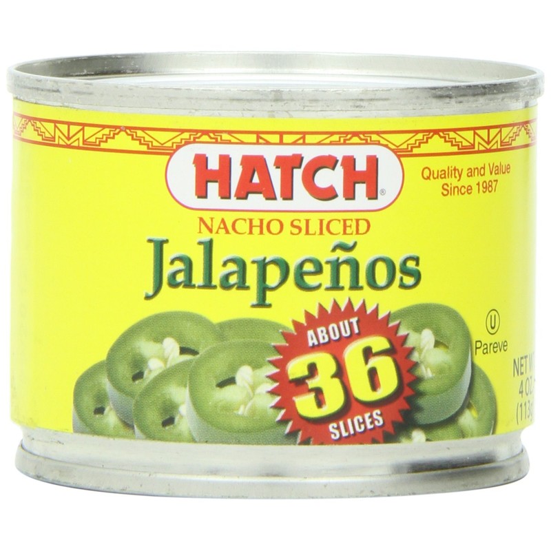 Hatch Chile Company Hatch Nacho Sliced Jalapenos, 4-Ounce (Pack of