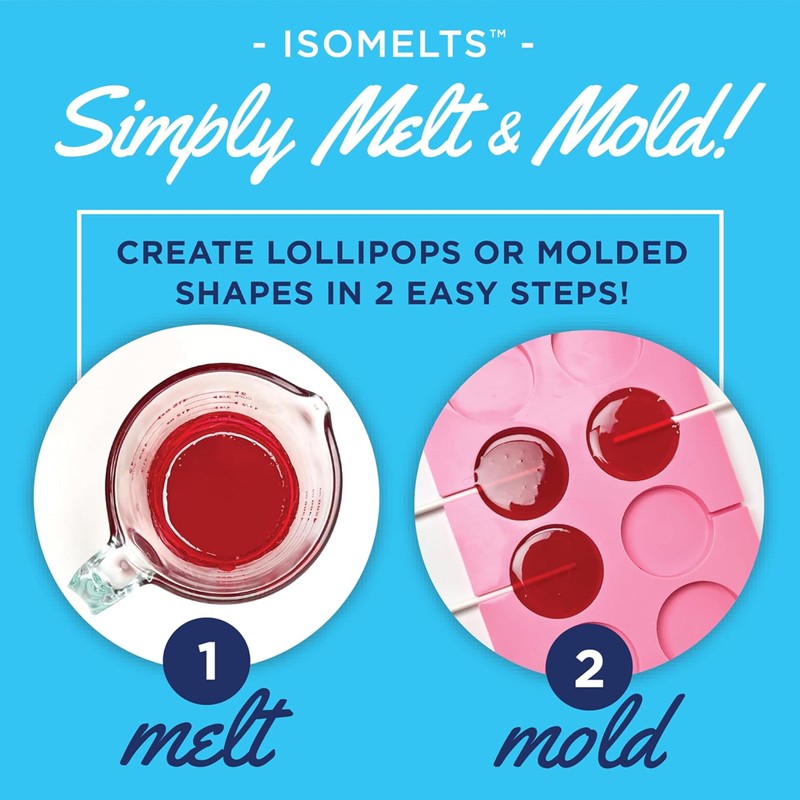 Satin Ice Isomelts, Red, 7 Ounce Pouch - Melt and