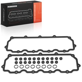 A-Premium Engine Valve Cover Gasket Set Compatible with Ford F-250/F-350/F-450/F-550 Super Duty 2003-2007, Excursion 2003-2005, E-350 Club Wagon 2004-2005, E-350/E-450 Super Duty 2004-2010, V8 6.0L
