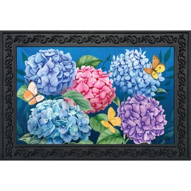 Briarwood Lane Colorful Hydrangeas Doormat