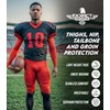Exxact Sports Elite 5-Pad Adult Football Girdle for Men with