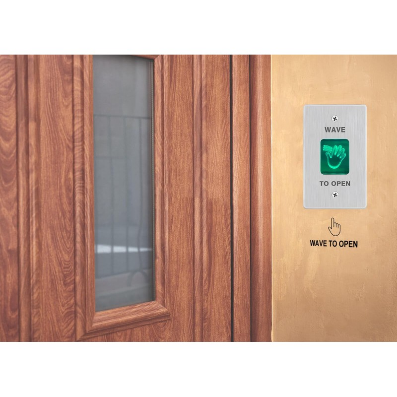 Infrared Sensor Exit Button DC 12V 24V Wall Embedded Mount