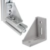 6 x Angle Mounting Corner Brackets, 40 x 80 Aluminium