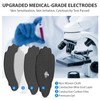 TENS Unit Electrode Pads NURSAL 20 Pack 3.5mm Snap EMS