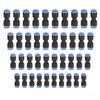 Pack of 40 Pneumatic Fittings, Pneumatic Connectors, Straight Pneumatic Connection,