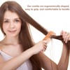 Frcolor Comb Hair Comb Peach Trees Massage Hair Brush Women's