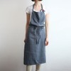 Lino e Lina Apron, Full Apron, Manon A411, Abyss Blue,