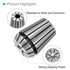 CoCud Spring Collet Chuck, ER-25 Spring Collet 8mm Clamping Diameter,