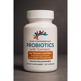 EVER VITALESSENTIALS LLC Probiotics with Turmeric