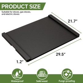 HAIDAIYA Noodle Board Stove Covers, Stove Top Covers For Electric 30"L X 22"W, Stove Top Covers For Gas Burners, Sink Cover For Counter Space，Durable Easy Clean Countertops, Farmhouse Decor Tray