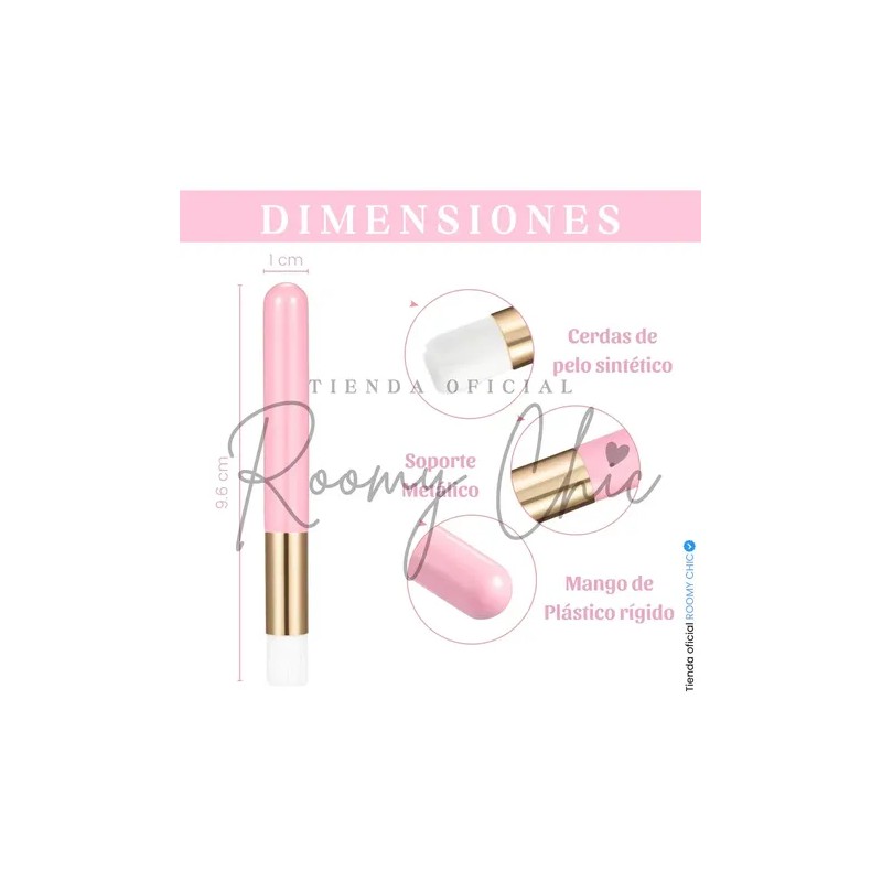 12 Brochas Para Limpiar Pestañas De Mink 1x1 Shampoo