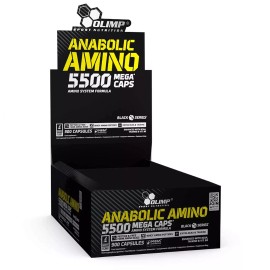 Olimp ANABOLIC AMINO 5500 - 90-240 Caps - Branched Acids Build Muscle Recovery BCAA - 150 Capsules