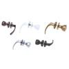 Aqbau® Door Handle with Door Knob Rotatable | Button Push