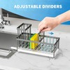 Cisily Sponge Holder for Kitchen Sink, Sink Caddy Organizer with