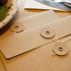 MoonyLI Kraft Envelope File Folder Project Pockets File Jacket Document