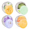 No2Plastic Four Shampoo Bars In Tins Gift Set. 100% Natural