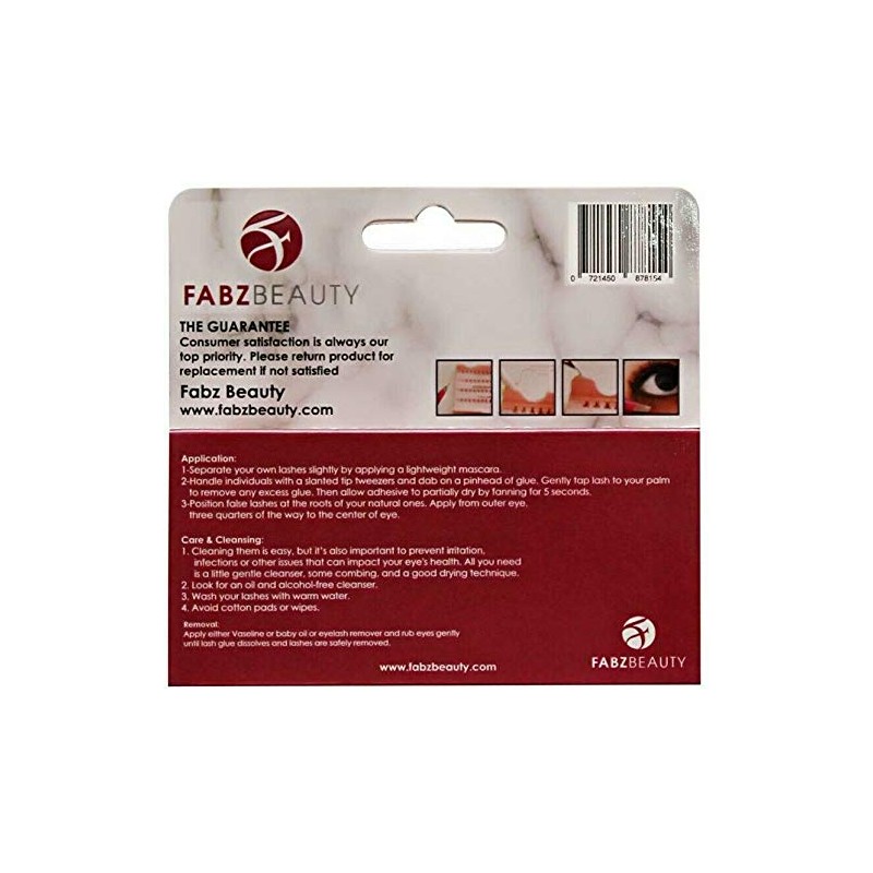 Individual False Eyelashes Flare Cluster Lash Extensions Knotted Lashes (Long