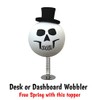 Aerialballs Skull Top Hat Car Aerial Ball Antenna Topper OR