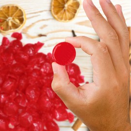 Cinnamon Hard Candy Discs 2 lbs Bulk Pack - Approx. 150 Individually Wrapped Spicy Cinnamon Flavored Hard Candies for Parties, Offices & Treats - Taboom