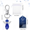 Metacipher 30 Set Funeral Favors with Angel Keychains for Guests