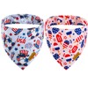 THLOH 4th of July Dog Bandanas with Snap Button, 2