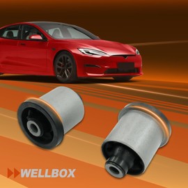 WELLBOX Rear Axle Beam Bushing Crossmember Kit compatible with 2011 2012 2013 2014 2015 2016 2017 Nissan Juke Replaces OE 55501-1KA1C 55501-1KA0D 55501-1KA1B 55045-1KA0B 55501-BX65A