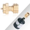 Propane Tank Adapter Small Brass Propane Refill Valve Gas Tank