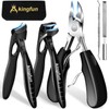 Kingfun Toenail Clippers for Seniors, Ingrown Toe Nail Clippers for
