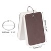 PATIKIL Blank Index Cards with Ring, 600Pcs Blank Flash Card