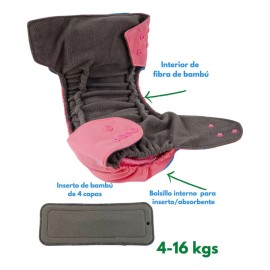 10 Pañales Ecologicos Mixtos De Doble Riel