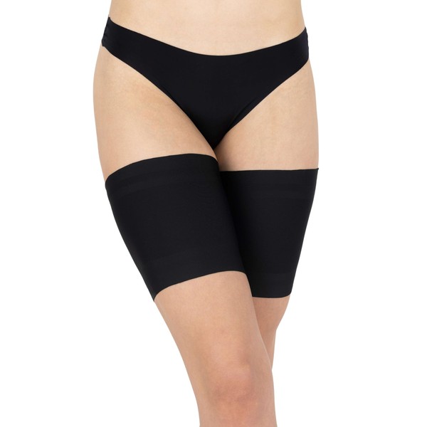 LORES Womens anti-chafing thigh bands prevent thigh rubbing satin protector,