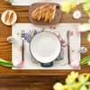 Artoid Mode Spring Set of 4 Placemats, Flower Vase, Tulip,