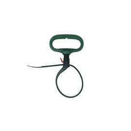 Southwire - 58973440 CLPT04GR 4-Inch Adjustable Heavy Duty Clamp Tie w/Rotating Handle, Reusable Zip Down Cable, Green