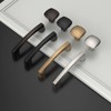 Asidrama 10 Pack Brushed Satin Nickel Kitchen Cabinet Knobs Square