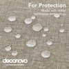 Deconovo - Waterproof Linen Effect Decorative Patio Tablecloth 137 x
