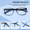 VisiWell 4 Pack Progressive Multifocus Reading Glasses Blue Light Blocking