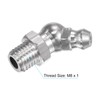 uxcell 304 Stainless Steel 45 Degree Grease Fitting M8 x