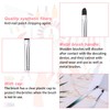 2pcs Nail Cleaning Brushes, Round Head Gel Polish Remover Pen