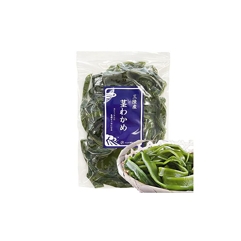 Wakame Stem Seaweed, Made in Sanriku, 10.6 oz (300 g),