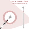 WLLHYF Nail Drill Bits, Ball Shape Nail Cleaner Professional Stainless