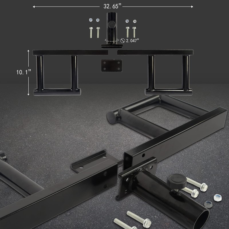 ZUKAM Viking Press Landmine Handle T-Bar Row Attachment for 2-Inch