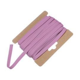 M METERXITY Double Fold Bias Tape 1/4 Inch 12 Yards Cotton Bias Binding Tape Bulk Double Fold Bias Tape for Sewing/Seaming Hemming/Binding//Quilting/DIY Craft [Lilac]