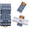 Taiss/AC 24V LED Indicator Electromagnetic Coil Relay 14 Pins 10A