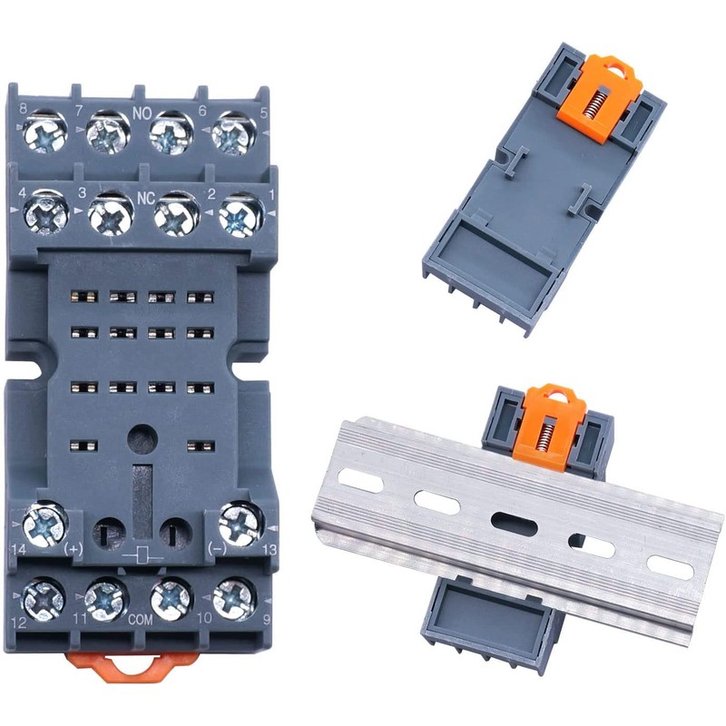 Taiss/AC 24V LED Indicator Electromagnetic Coil Relay 14 Pins 10A