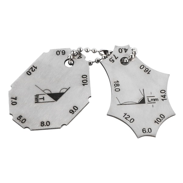 Laroal Fillet Weld Gauge Set Welding Gauge Fillet Weld Tee