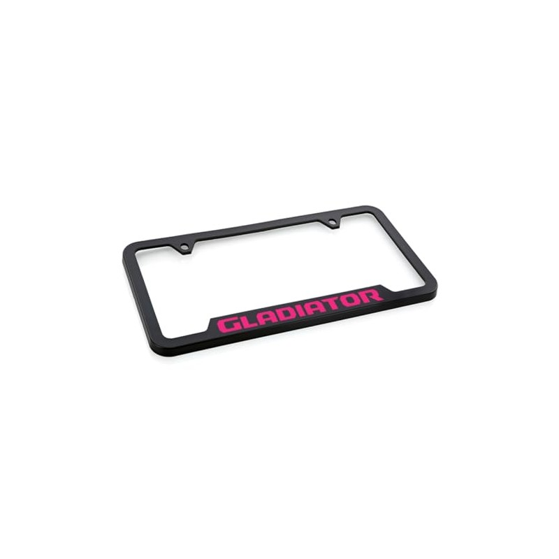 JEEP Gladiator UV Printed in Tuscadero Pink Black Plastic License