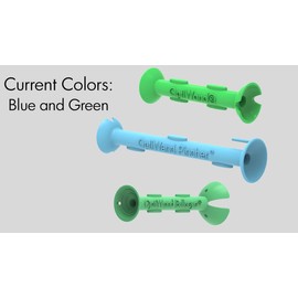 Trial Pack Portable Soft Contact Lens Insertion & Removal Tools - Silicone Rubber Eye Lens Inserter & Remover Device with Pincher End & Finger Grips - Safe & Easy to Use